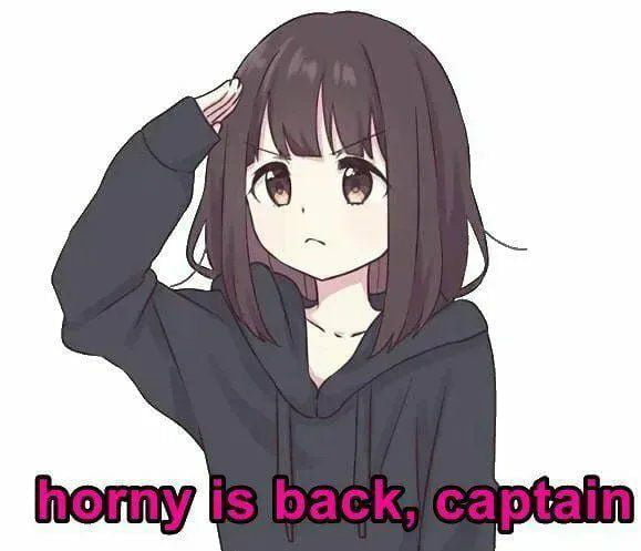 Meme horny is back captain