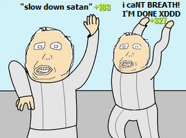 Meme Slow down satan