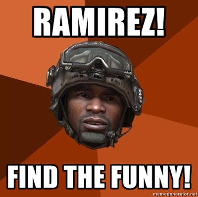 Ramirez find the funny