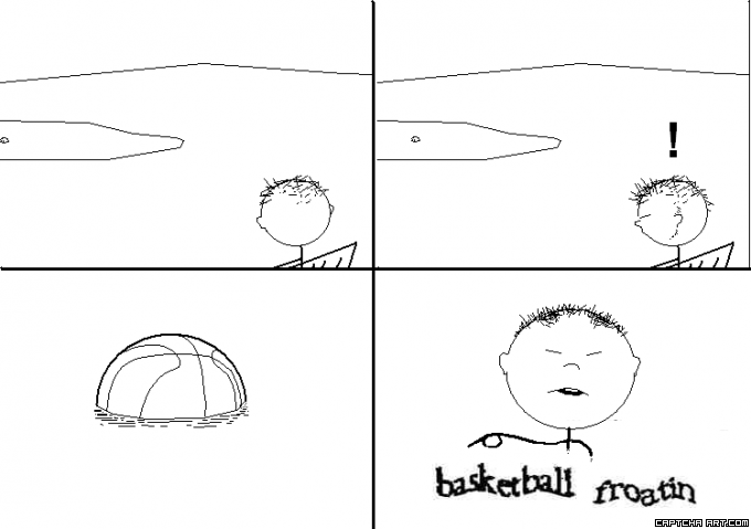 Basketball froatin