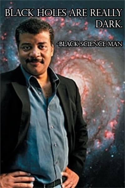 Black holes are really dark - Black science man