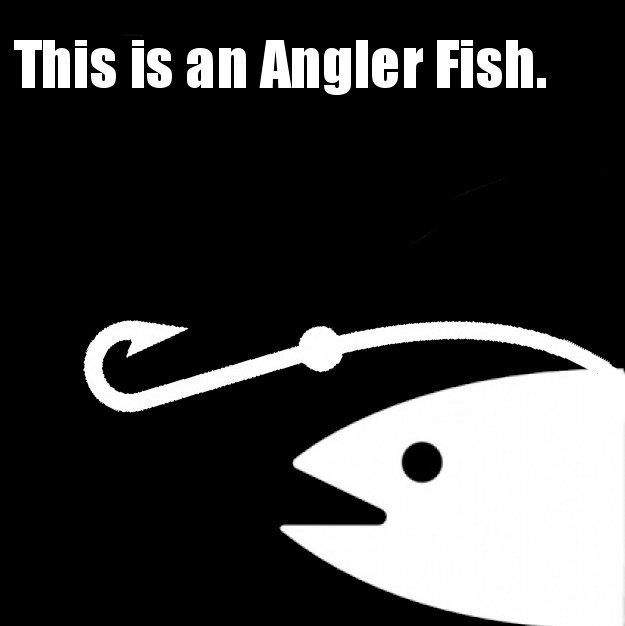 This is an angler fish