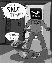 It's sale time - No steam no