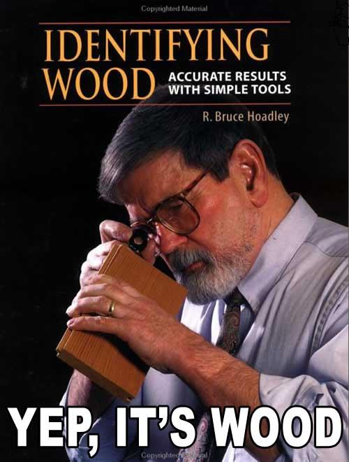 Identifying Wood - Yep, it's Wood