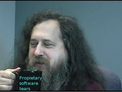 Proprietary software tears