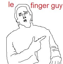 Le finger guy