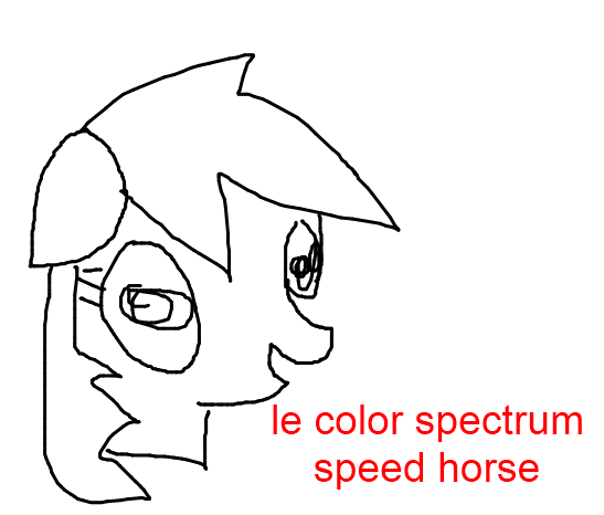 Le color spectrum speed horse