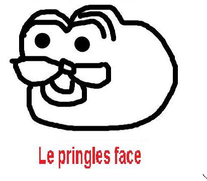 Le pringles face