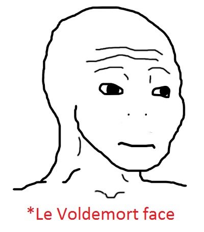 Le voldemort face