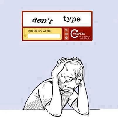 Don't type