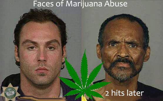 Faces of marajuana abuse