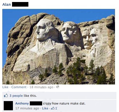 Crazy how nature make dat