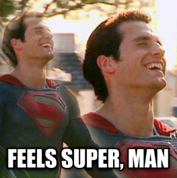 Feels super, man