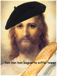 Hon hon hon baguette eiffel tower