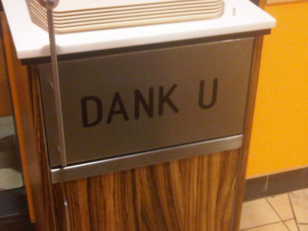 Dank u