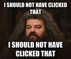 I should not have clicked that