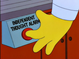 Independent thought alarm