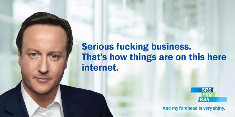 Internet is serious fucking buisness
