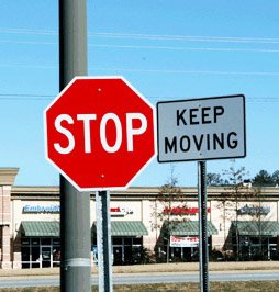 Stop keep moving
