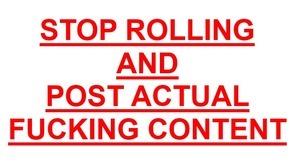 Stop rolling and post actual fucking contest