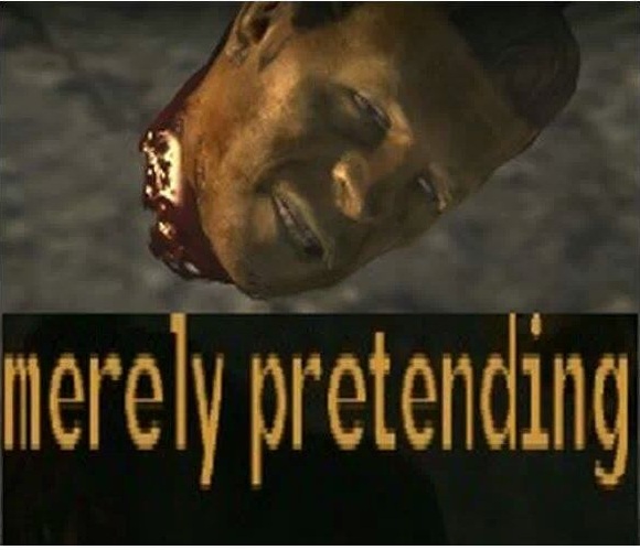Merely pretending - Fallout 3